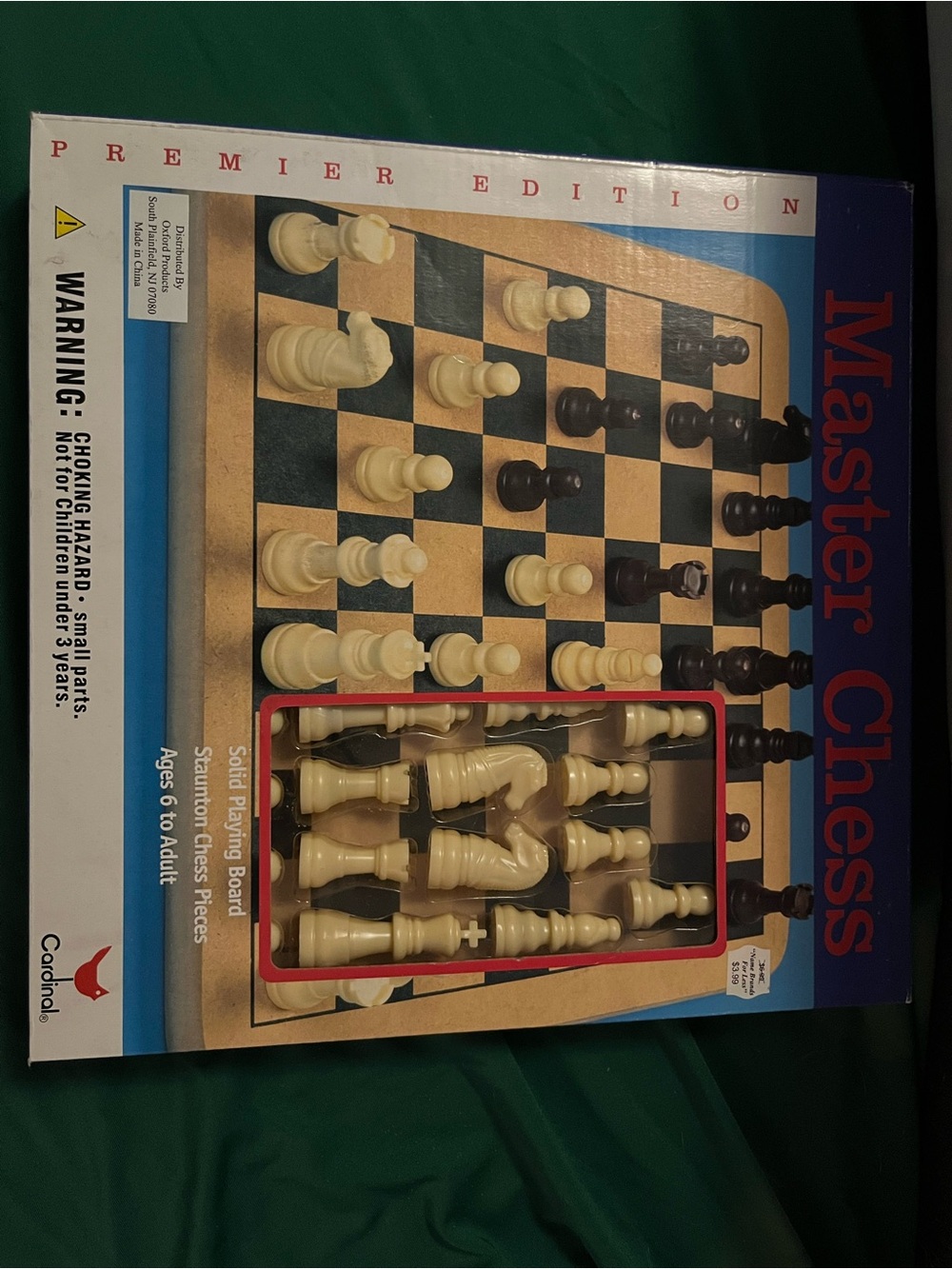 Master Chess Premier Edition - Cream and Brown Chess Set